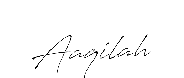 Also we have Aaqilah name is the best signature style. Create professional handwritten signature collection using Antro_Vectra autograph style. Aaqilah signature style 6 images and pictures png