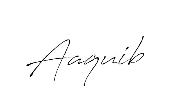 Make a beautiful signature design for name Aaquib. With this signature (Antro_Vectra) style, you can create a handwritten signature for free. Aaquib signature style 6 images and pictures png