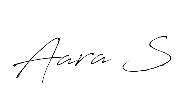 Use a signature maker to create a handwritten signature online. With this signature software, you can design (Antro_Vectra) your own signature for name Aara S. Aara S signature style 6 images and pictures png