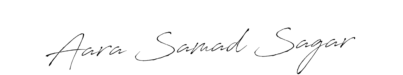 Make a beautiful signature design for name Aara Samad Sagar. Use this online signature maker to create a handwritten signature for free. Aara Samad Sagar signature style 6 images and pictures png