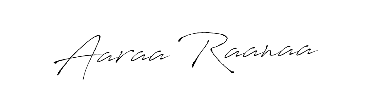 Create a beautiful signature design for name Aaraa Raanaa. With this signature (Antro_Vectra) fonts, you can make a handwritten signature for free. Aaraa Raanaa signature style 6 images and pictures png