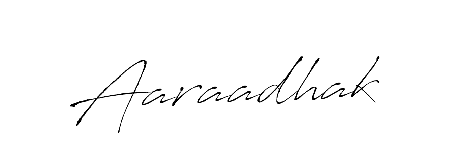 Design your own signature with our free online signature maker. With this signature software, you can create a handwritten (Antro_Vectra) signature for name Aaraadhak. Aaraadhak signature style 6 images and pictures png