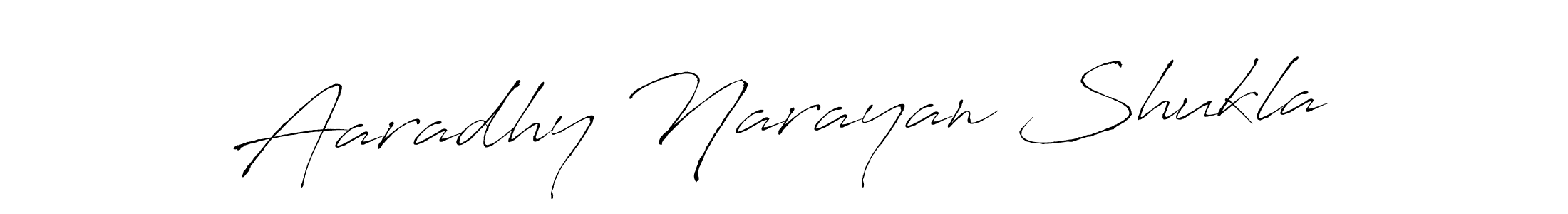 Make a short Aaradhy Narayan Shukla signature style. Manage your documents anywhere anytime using Antro_Vectra. Create and add eSignatures, submit forms, share and send files easily. Aaradhy Narayan Shukla signature style 6 images and pictures png