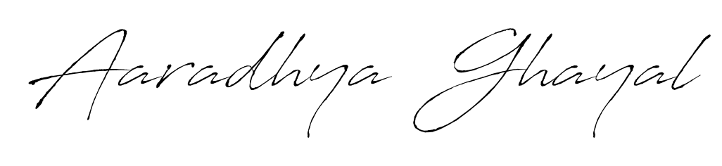 Get an exclusive digital autograph for Aaradhya  Ghayal. The Antro_Vectra typeface captures the charm of real penmanship on paper. Aaradhya  Ghayal signature style 6 images and pictures png