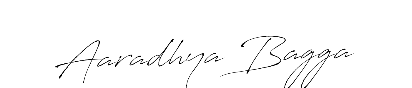 How to make Aaradhya Bagga signature? Antro_Vectra is a professional autograph style. Create handwritten signature for Aaradhya Bagga name. Aaradhya Bagga signature style 6 images and pictures png