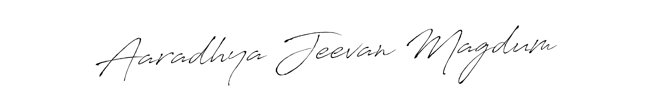 Similarly Antro_Vectra is the best handwritten signature design. Signature creator online .You can use it as an online autograph creator for name Aaradhya Jeevan Magdum. Aaradhya Jeevan Magdum signature style 6 images and pictures png