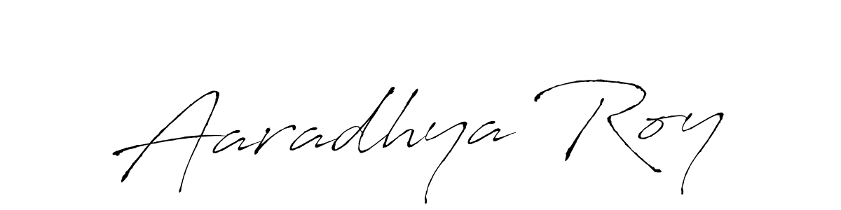 Create a beautiful signature design for name Aaradhya Roy. With this signature (Antro_Vectra) fonts, you can make a handwritten signature for free. Aaradhya Roy signature style 6 images and pictures png