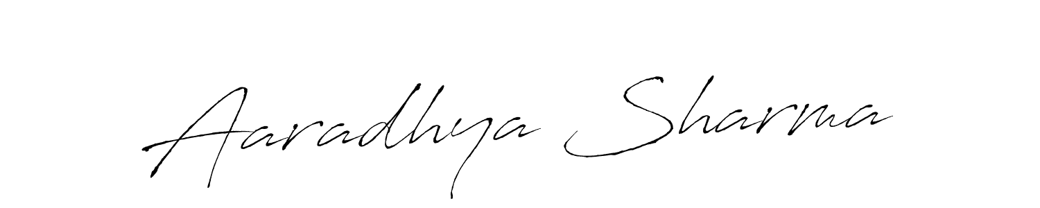 Use a signature maker to create a handwritten signature online. With this signature software, you can design (Antro_Vectra) your own signature for name Aaradhya Sharma. Aaradhya Sharma signature style 6 images and pictures png