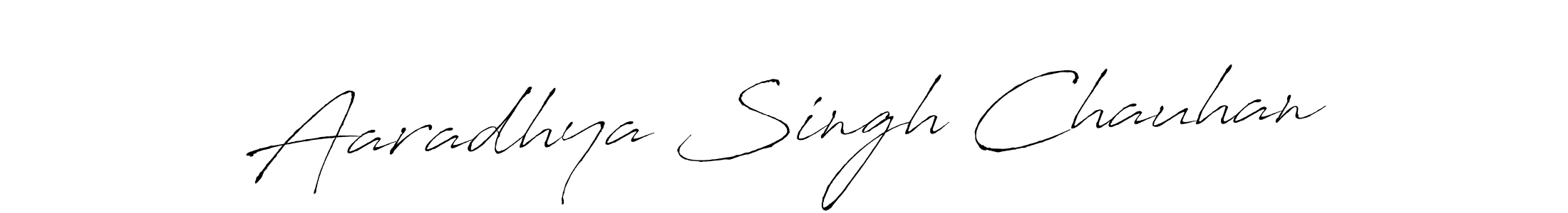 Aaradhya Singh Chauhan stylish signature style. Best Handwritten Sign (Antro_Vectra) for my name. Handwritten Signature Collection Ideas for my name Aaradhya Singh Chauhan. Aaradhya Singh Chauhan signature style 6 images and pictures png