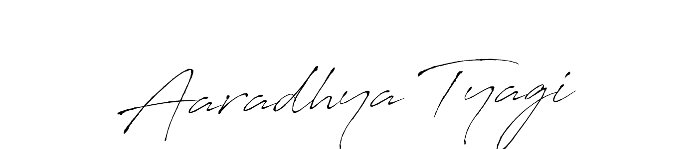 This is the best signature style for the Aaradhya Tyagi name. Also you like these signature font (Antro_Vectra). Mix name signature. Aaradhya Tyagi signature style 6 images and pictures png