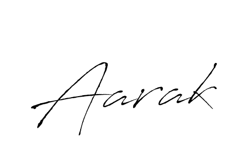 Aarak stylish signature style. Best Handwritten Sign (Antro_Vectra) for my name. Handwritten Signature Collection Ideas for my name Aarak. Aarak signature style 6 images and pictures png