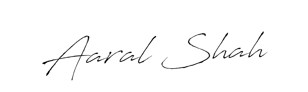Similarly Antro_Vectra is the best handwritten signature design. Signature creator online .You can use it as an online autograph creator for name Aaral Shah. Aaral Shah signature style 6 images and pictures png