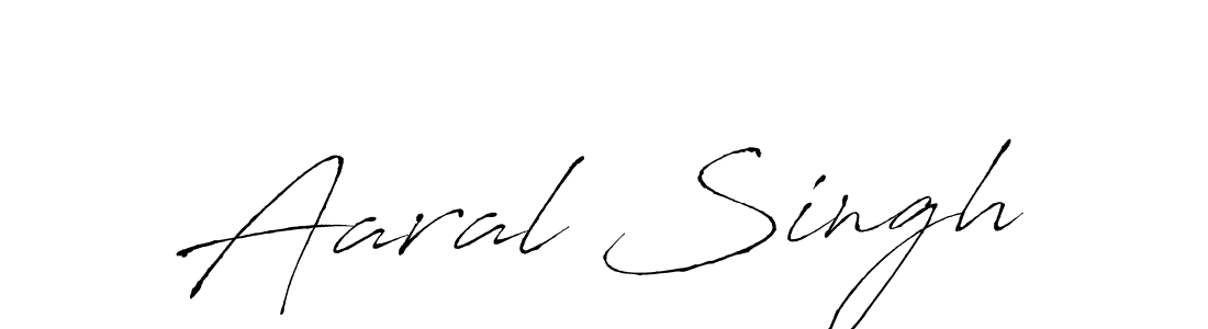 Similarly Antro_Vectra is the best handwritten signature design. Signature creator online .You can use it as an online autograph creator for name Aaral Singh. Aaral Singh signature style 6 images and pictures png