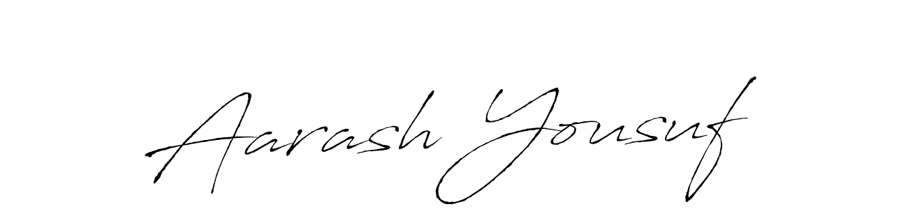 Also You can easily find your signature by using the search form. We will create Aarash Yousuf name handwritten signature images for you free of cost using Antro_Vectra sign style. Aarash Yousuf signature style 6 images and pictures png