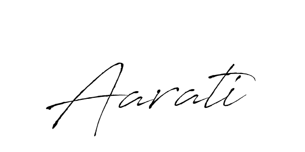 Make a beautiful signature design for name Aarati. With this signature (Antro_Vectra) style, you can create a handwritten signature for free. Aarati signature style 6 images and pictures png