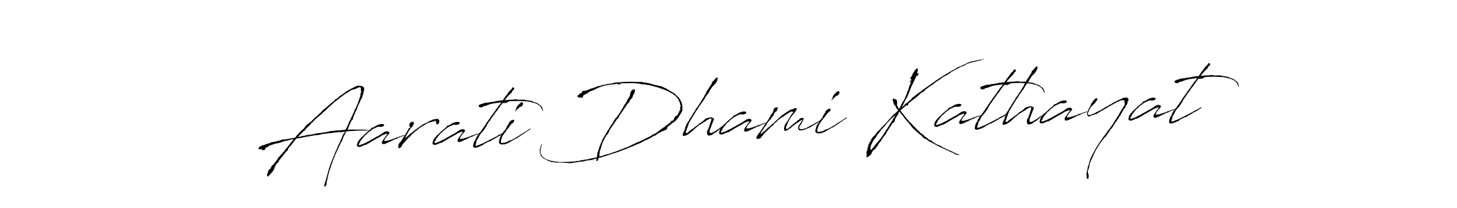 Also we have Aarati Dhami Kathayat name is the best signature style. Create professional handwritten signature collection using Antro_Vectra autograph style. Aarati Dhami Kathayat signature style 6 images and pictures png