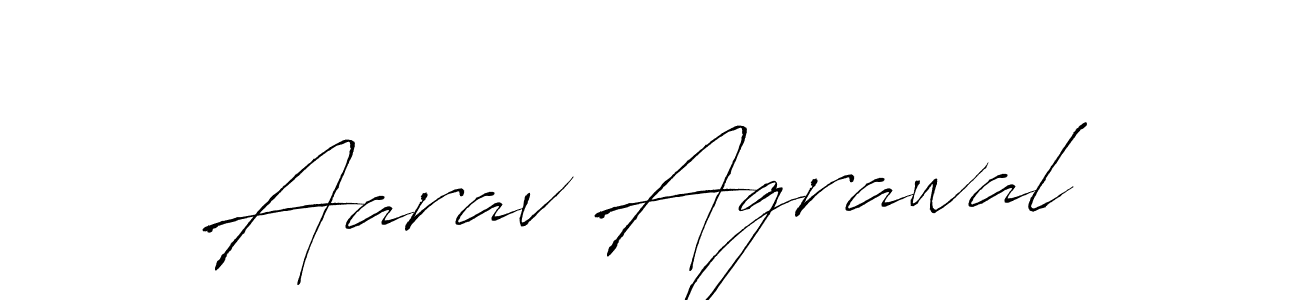 Aarav Agrawal stylish signature style. Best Handwritten Sign (Antro_Vectra) for my name. Handwritten Signature Collection Ideas for my name Aarav Agrawal. Aarav Agrawal signature style 6 images and pictures png