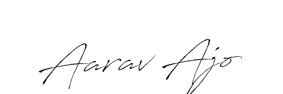 The best way (Antro_Vectra) to make a short signature is to pick only two or three words in your name. The name Aarav Ajo include a total of six letters. For converting this name. Aarav Ajo signature style 6 images and pictures png