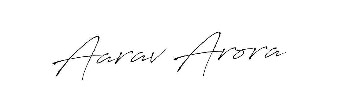 The best way (Antro_Vectra) to make a short signature is to pick only two or three words in your name. The name Aarav Arora include a total of six letters. For converting this name. Aarav Arora signature style 6 images and pictures png