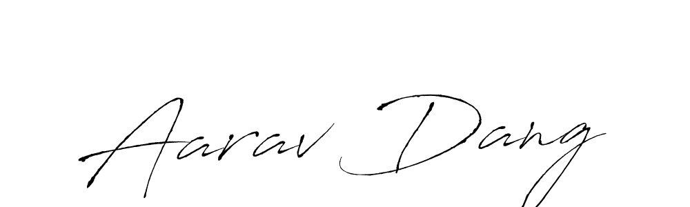 Also we have Aarav Dang name is the best signature style. Create professional handwritten signature collection using Antro_Vectra autograph style. Aarav Dang signature style 6 images and pictures png