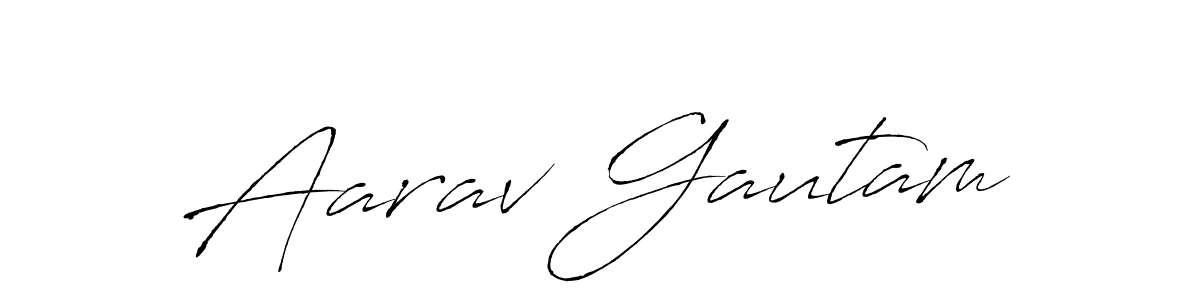 Make a short Aarav Gautam signature style. Manage your documents anywhere anytime using Antro_Vectra. Create and add eSignatures, submit forms, share and send files easily. Aarav Gautam signature style 6 images and pictures png