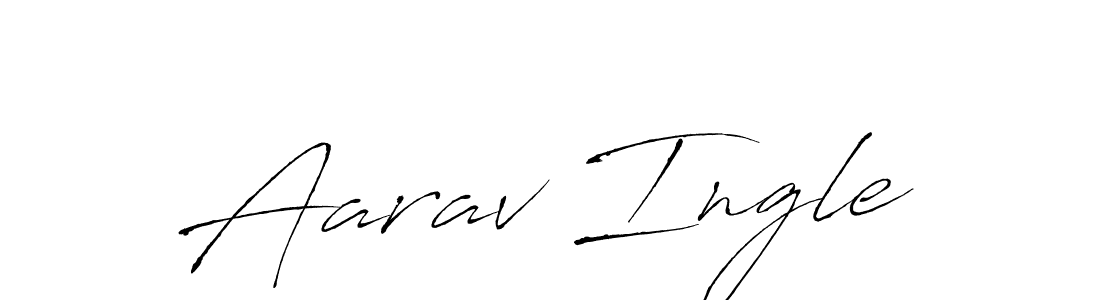 How to Draw Aarav Ingle signature style? Antro_Vectra is a latest design signature styles for name Aarav Ingle. Aarav Ingle signature style 6 images and pictures png