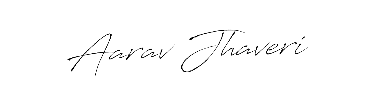 The best way (Antro_Vectra) to make a short signature is to pick only two or three words in your name. The name Aarav Jhaveri include a total of six letters. For converting this name. Aarav Jhaveri signature style 6 images and pictures png