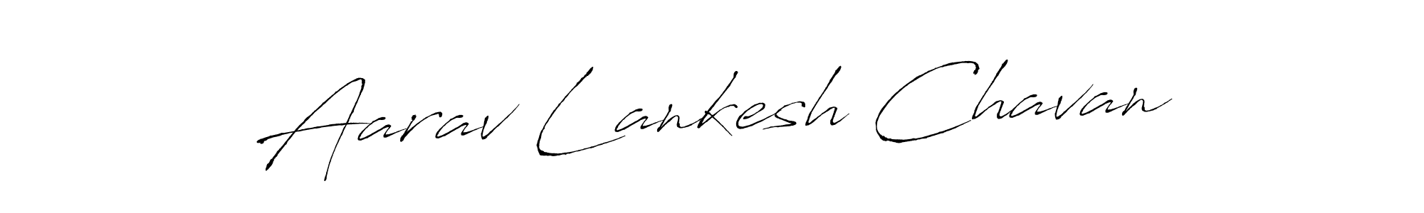 How to make Aarav Lankesh Chavan signature? Antro_Vectra is a professional autograph style. Create handwritten signature for Aarav Lankesh Chavan name. Aarav Lankesh Chavan signature style 6 images and pictures png