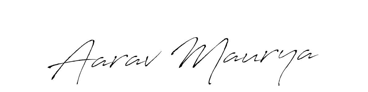 You should practise on your own different ways (Antro_Vectra) to write your name (Aarav Maurya) in signature. don't let someone else do it for you. Aarav Maurya signature style 6 images and pictures png