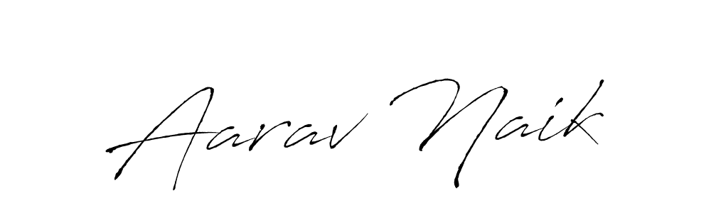 Create a beautiful signature design for name Aarav Naik. With this signature (Antro_Vectra) fonts, you can make a handwritten signature for free. Aarav Naik signature style 6 images and pictures png