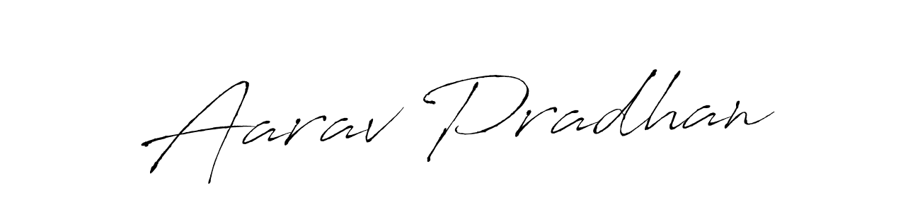 Create a beautiful signature design for name Aarav Pradhan. With this signature (Antro_Vectra) fonts, you can make a handwritten signature for free. Aarav Pradhan signature style 6 images and pictures png