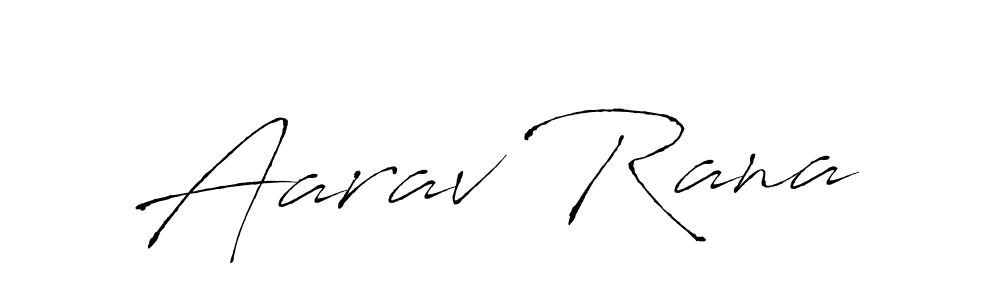 Antro_Vectra is a professional signature style that is perfect for those who want to add a touch of class to their signature. It is also a great choice for those who want to make their signature more unique. Get Aarav Rana name to fancy signature for free. Aarav Rana signature style 6 images and pictures png