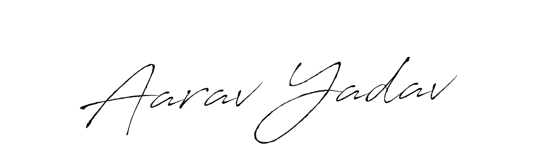 You should practise on your own different ways (Antro_Vectra) to write your name (Aarav Yadav) in signature. don't let someone else do it for you. Aarav Yadav signature style 6 images and pictures png