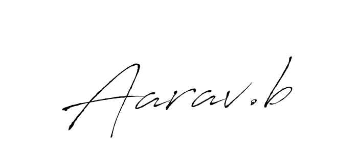 Also we have Aarav.b name is the best signature style. Create professional handwritten signature collection using Antro_Vectra autograph style. Aarav.b signature style 6 images and pictures png