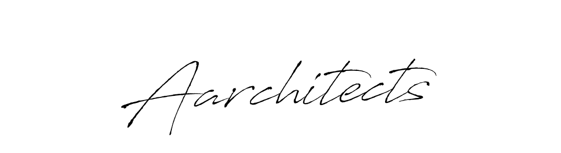 Create a beautiful signature design for name Aarchitects. With this signature (Antro_Vectra) fonts, you can make a handwritten signature for free. Aarchitects signature style 6 images and pictures png