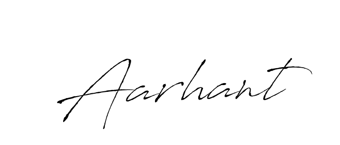 Use a signature maker to create a handwritten signature online. With this signature software, you can design (Antro_Vectra) your own signature for name Aarhant. Aarhant signature style 6 images and pictures png