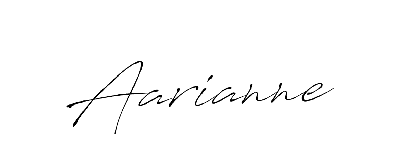 You should practise on your own different ways (Antro_Vectra) to write your name (Aarianne) in signature. don't let someone else do it for you. Aarianne signature style 6 images and pictures png