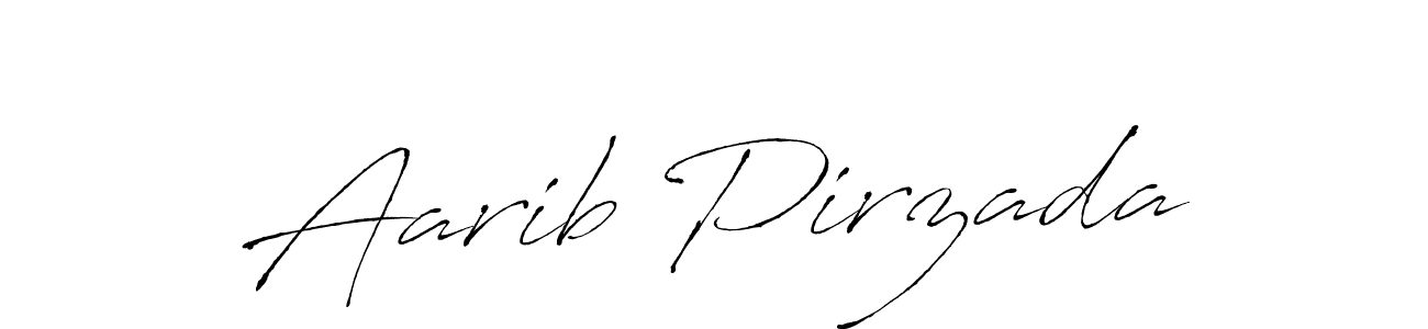 Similarly Antro_Vectra is the best handwritten signature design. Signature creator online .You can use it as an online autograph creator for name Aarib Pirzada. Aarib Pirzada signature style 6 images and pictures png