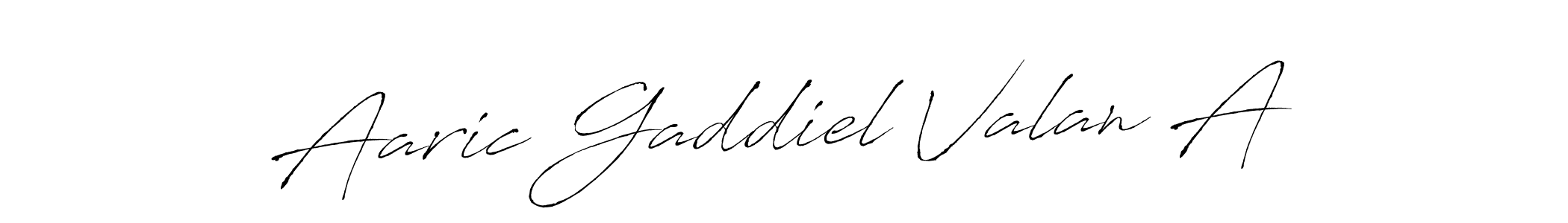 Create a beautiful signature design for name Aaric Gaddiel Valan A. With this signature (Antro_Vectra) fonts, you can make a handwritten signature for free. Aaric Gaddiel Valan A signature style 6 images and pictures png