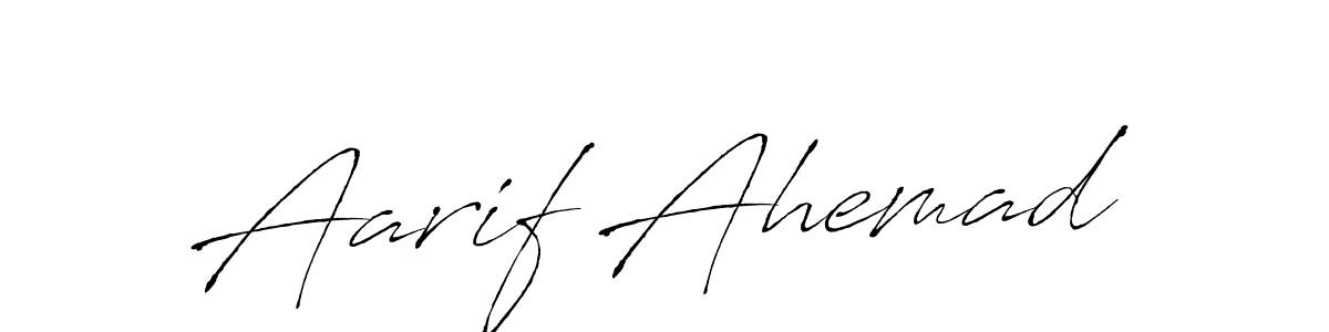 Antro_Vectra is a professional signature style that is perfect for those who want to add a touch of class to their signature. It is also a great choice for those who want to make their signature more unique. Get Aarif Ahemad name to fancy signature for free. Aarif Ahemad signature style 6 images and pictures png