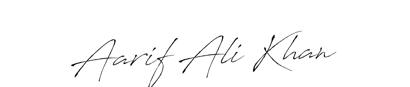 Also we have Aarif Ali Khan name is the best signature style. Create professional handwritten signature collection using Antro_Vectra autograph style. Aarif Ali Khan signature style 6 images and pictures png