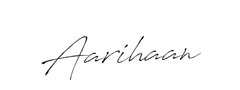 Aarihaan stylish signature style. Best Handwritten Sign (Antro_Vectra) for my name. Handwritten Signature Collection Ideas for my name Aarihaan. Aarihaan signature style 6 images and pictures png