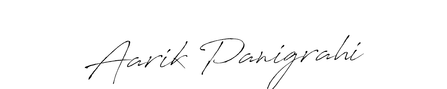 if you are searching for the best signature style for your name Aarik Panigrahi. so please give up your signature search. here we have designed multiple signature styles  using Antro_Vectra. Aarik Panigrahi signature style 6 images and pictures png