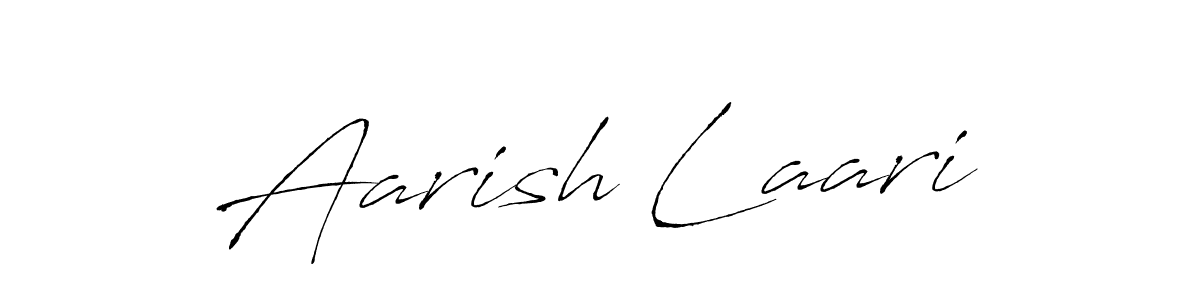 Design your own signature with our free online signature maker. With this signature software, you can create a handwritten (Antro_Vectra) signature for name Aarish Laari. Aarish Laari signature style 6 images and pictures png
