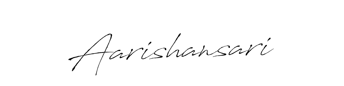 Use a signature maker to create a handwritten signature online. With this signature software, you can design (Antro_Vectra) your own signature for name Aarishansari. Aarishansari signature style 6 images and pictures png