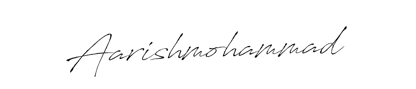 Also we have Aarishmohammad name is the best signature style. Create professional handwritten signature collection using Antro_Vectra autograph style. Aarishmohammad signature style 6 images and pictures png