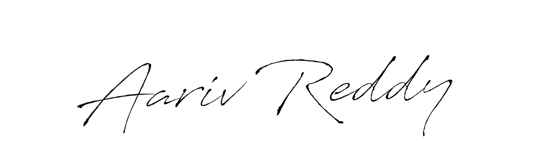 Use a signature maker to create a handwritten signature online. With this signature software, you can design (Antro_Vectra) your own signature for name Aariv Reddy. Aariv Reddy signature style 6 images and pictures png