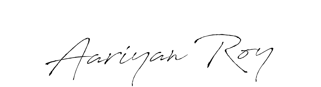 Use a signature maker to create a handwritten signature online. With this signature software, you can design (Antro_Vectra) your own signature for name Aariyan Roy. Aariyan Roy signature style 6 images and pictures png