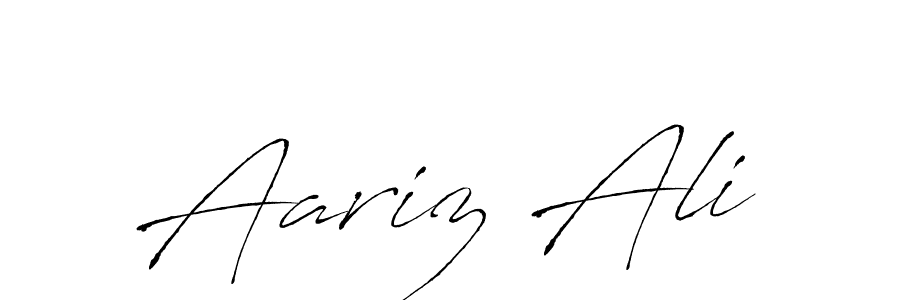 Also we have Aariz Ali name is the best signature style. Create professional handwritten signature collection using Antro_Vectra autograph style. Aariz Ali signature style 6 images and pictures png