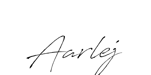 Make a beautiful signature design for name Aarlej. With this signature (Antro_Vectra) style, you can create a handwritten signature for free. Aarlej signature style 6 images and pictures png